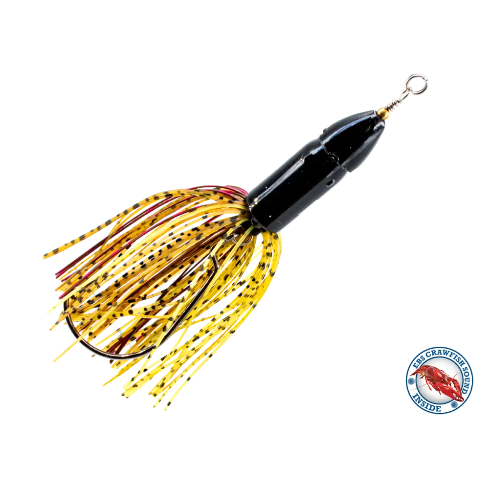 Sweet Talker 1/2oz EBS Jig for Bass – Heavy Cover & Muddy Water Specialist | Color: Black Blue Flash Red Jack Texas