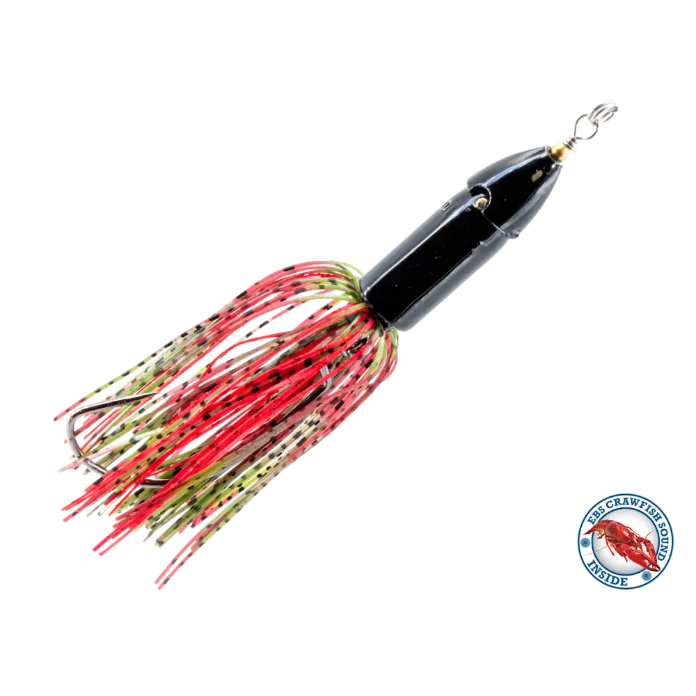 Sweet Talker 1oz EBS Jig for Bass – Heavy Cover & Muddy Water Specialist | Color: Texas Craw Black Blue Flash Red Jack