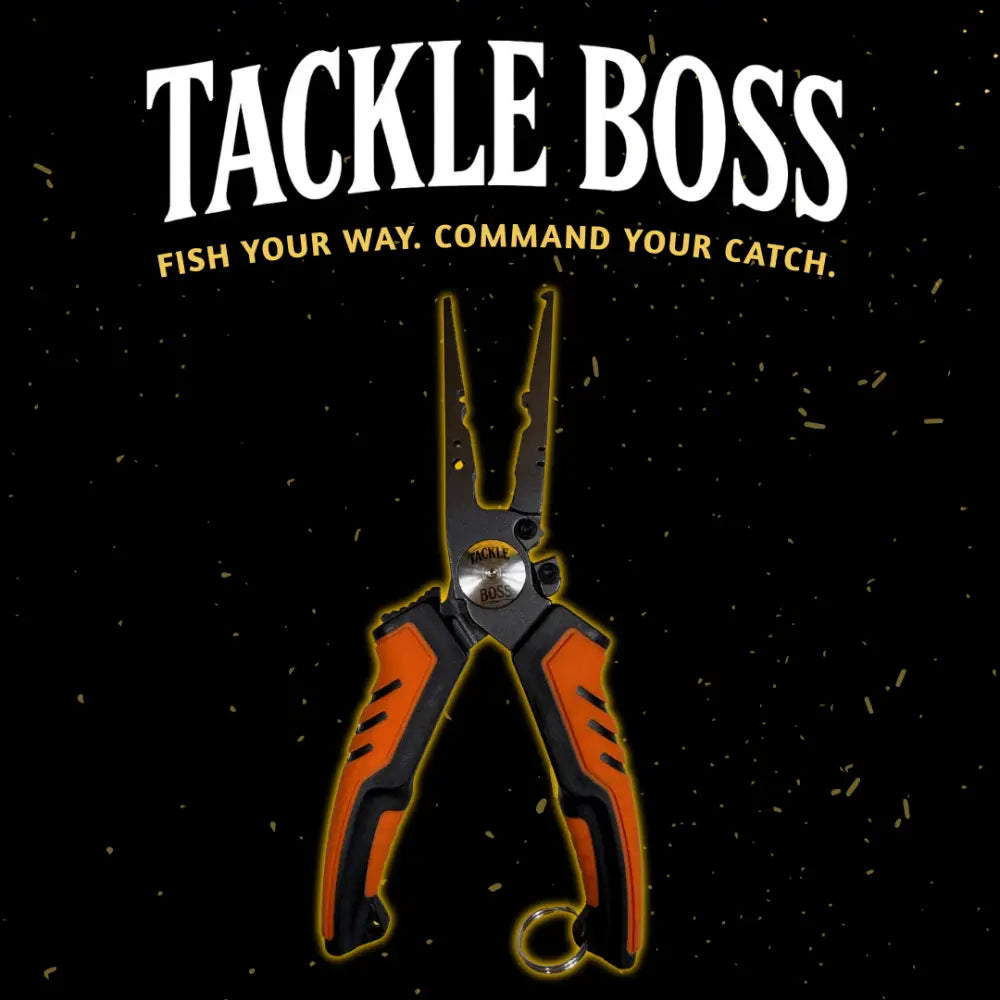 Tackle Boss 3 PCS PREMIUM Outlaw Plier Set - Fishing Pliers