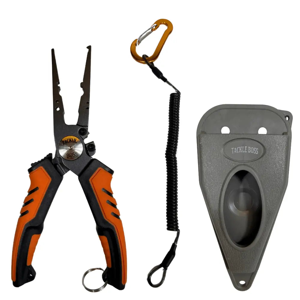 Tackle Boss 3 PCS PREMIUM Outlaw Plier Set - Fishing Pliers