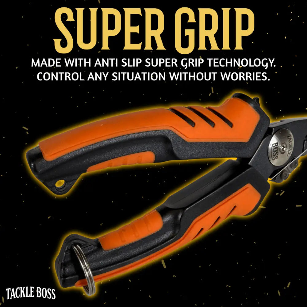 Tackle Boss 3 PCS PREMIUM Outlaw Plier Set - Fishing Pliers