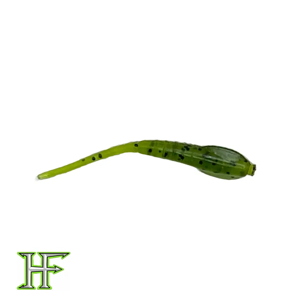 Tiny Temper 2’’ Micro Soft Plastic – 20-Pack | Hendrix Fishing Co. | Color: Watermelon Seed Goldie Pinky Ox Blood