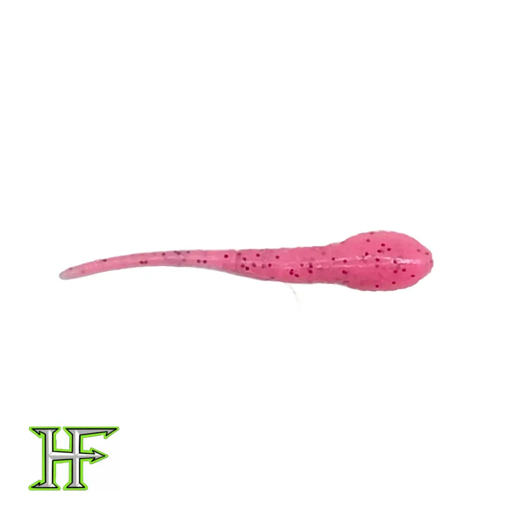 Tiny Temper 2’’ Micro Soft Plastic – 20-Pack | Hendrix Fishing Co. | Color: Watermelon Seed Goldie Pinky Ox Blood