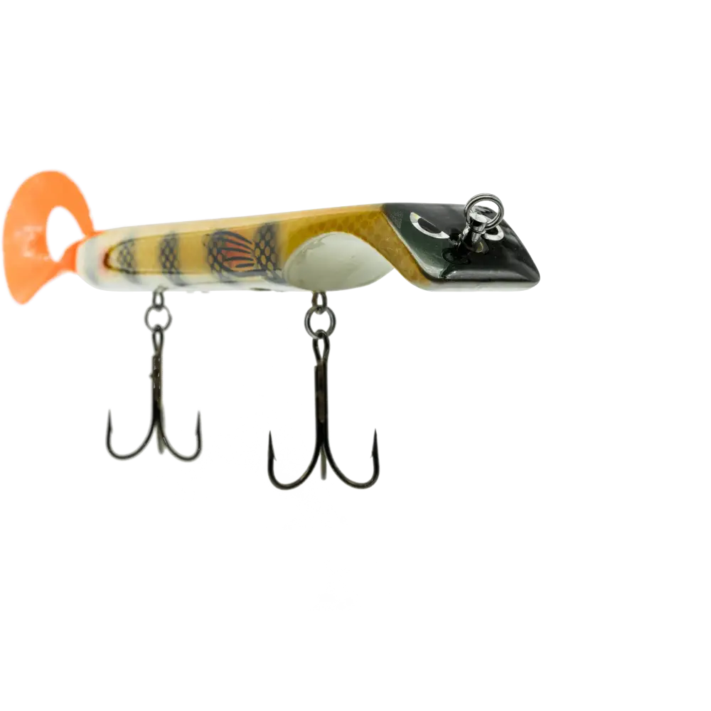 Titan 8’’ Musky & Pike Jerkbait – Adjustable Weight System EBS Sound Technology | Color: Brain Damage Canadian Crush