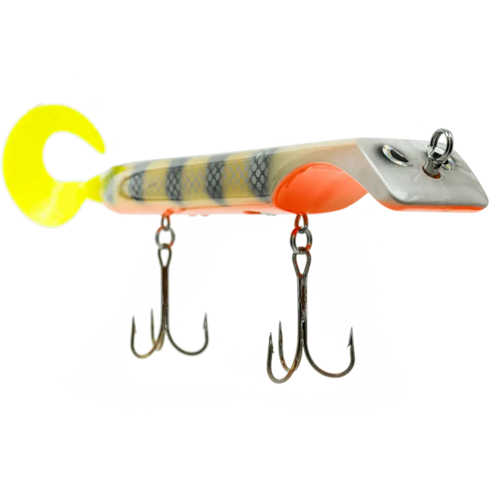 Titan 8’’ Musky & Pike Jerkbait – Adjustable Weight System EBS Sound Technology | Color: Brain Damage Canadian Crush