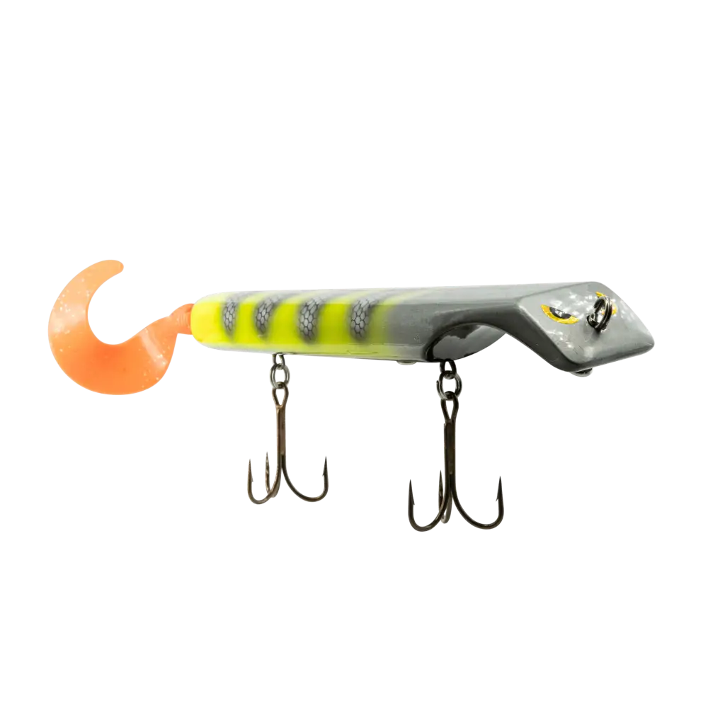 Titan 8’’ Musky & Pike Jerkbait – Adjustable Weight System EBS Sound Technology | Color: Brain Damage Canadian Crush