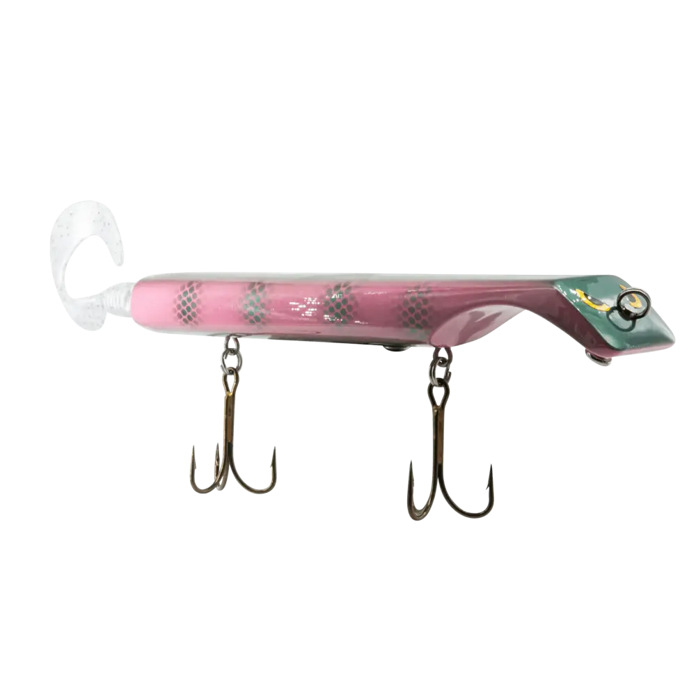 Titan 8’’ Musky & Pike Jerkbait – Adjustable Weight System EBS Sound Technology | Color: Brain Damage Canadian Crush