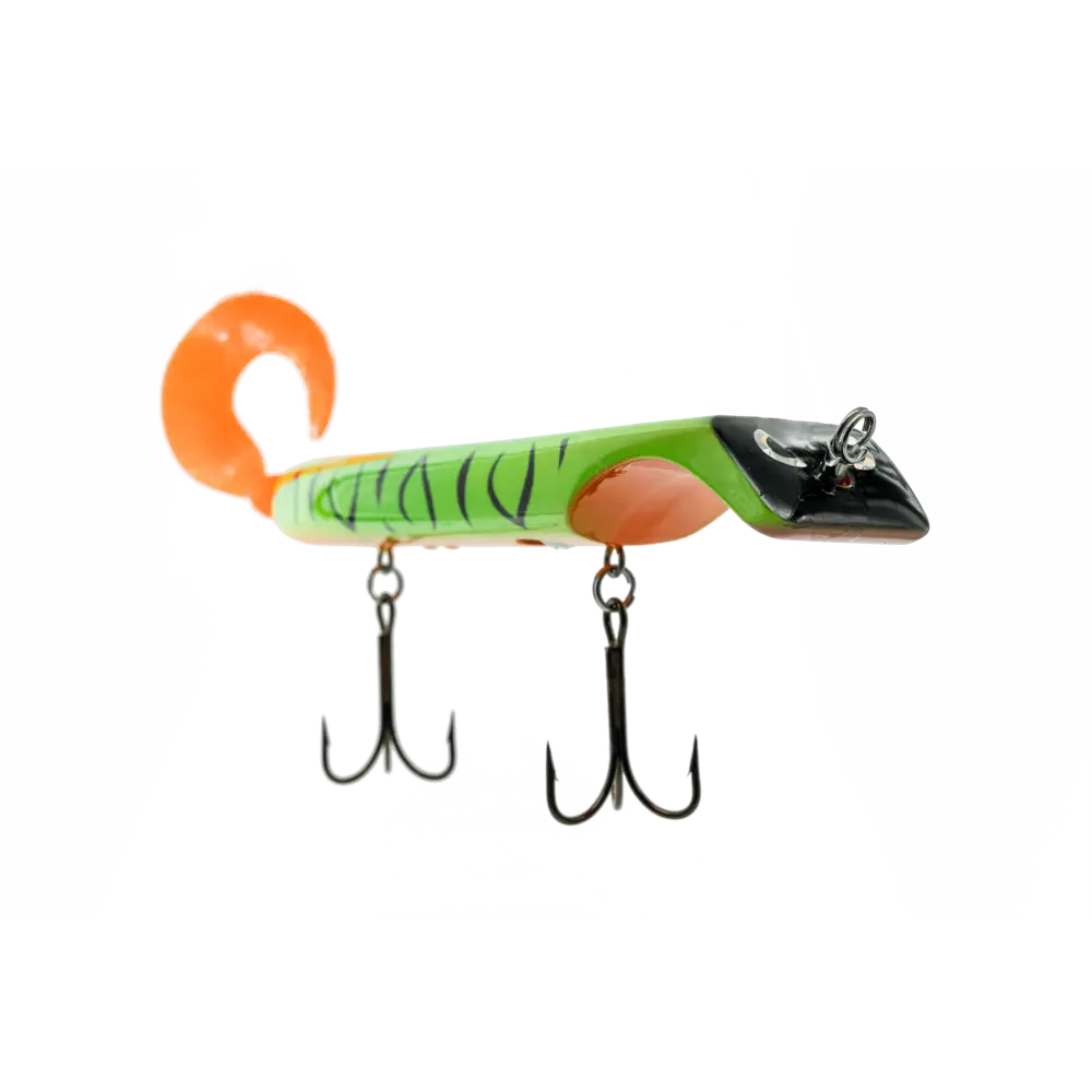Titan 8’’ Musky & Pike Jerkbait – Adjustable Weight System EBS Sound Technology | Color: Brain Damage Canadian Crush