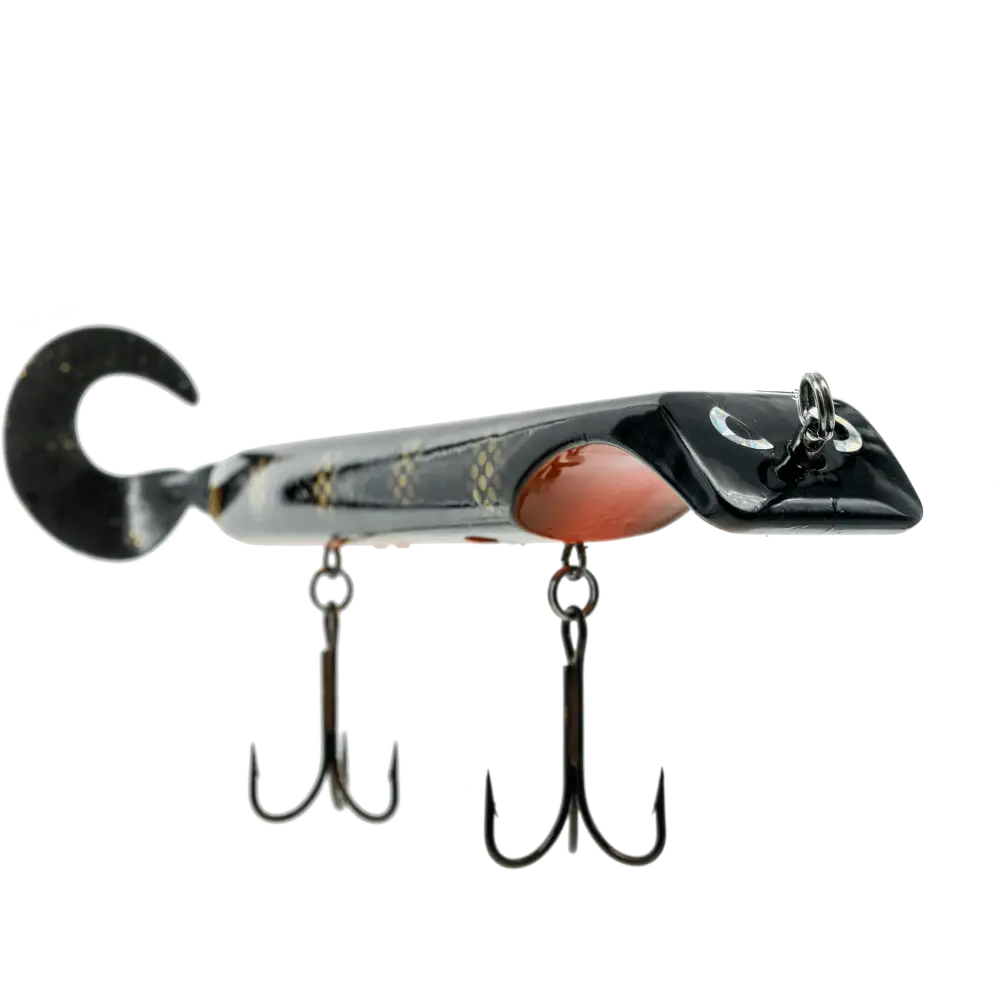 Titan 8’’ Musky & Pike Jerkbait – Adjustable Weight System EBS Sound Technology | Color: Brain Damage Canadian Crush