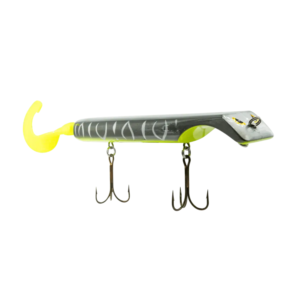 Titan 8’’ Musky & Pike Jerkbait – Adjustable Weight System EBS Sound Technology | Color: Brain Damage Canadian Crush