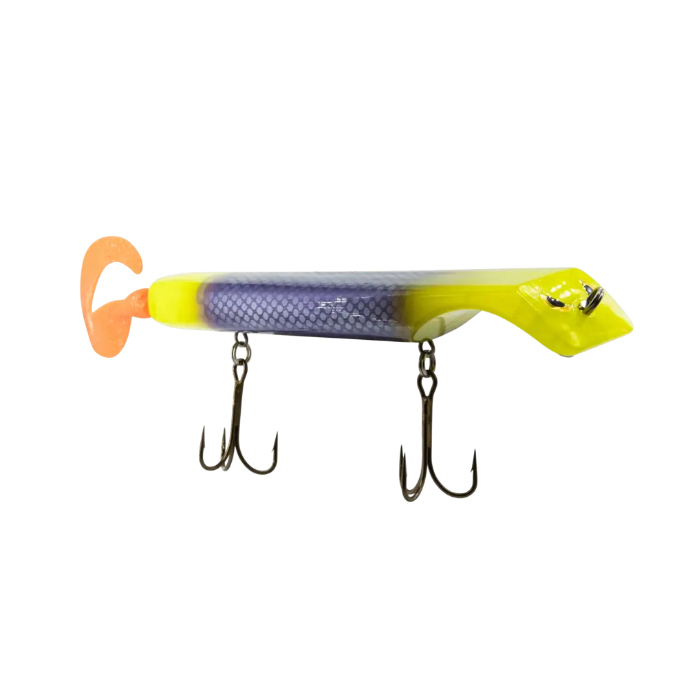 Titan 8’’ Musky & Pike Jerkbait – Adjustable Weight System EBS Sound Technology | Color: Brain Damage Canadian Crush