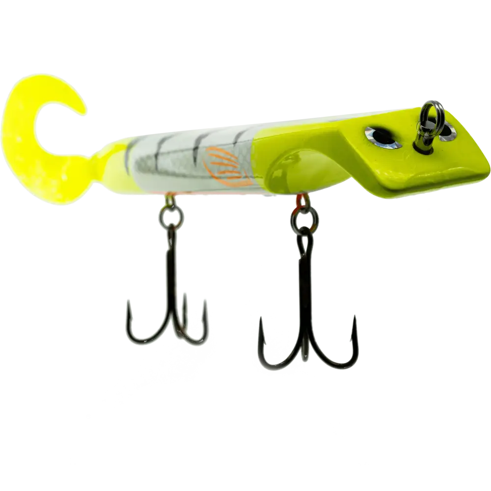 Titan 8’’ Musky & Pike Jerkbait – Adjustable Weight System EBS Sound Technology | Color: Brain Damage Canadian Crush
