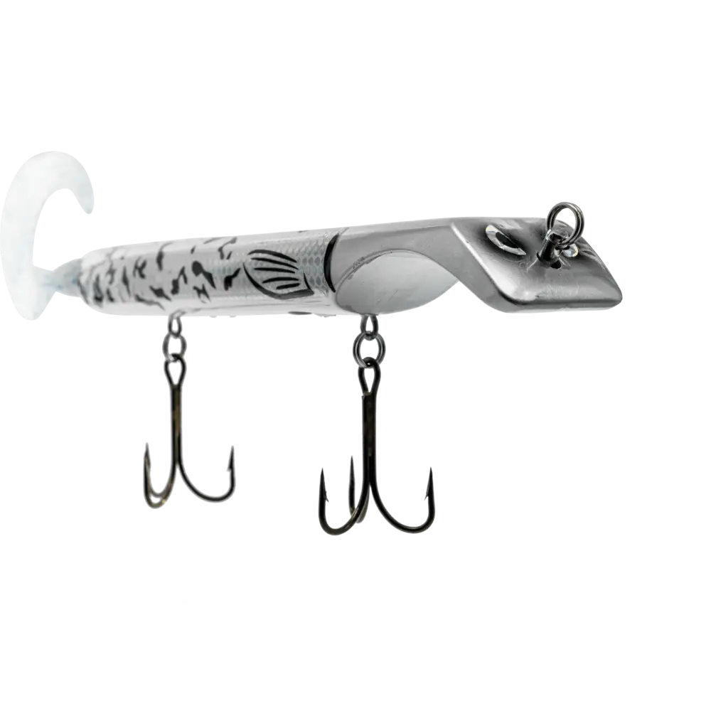 Titan 8’’ Musky & Pike Jerkbait – Adjustable Weight System EBS Sound Technology | Color: Brain Damage Canadian Crush