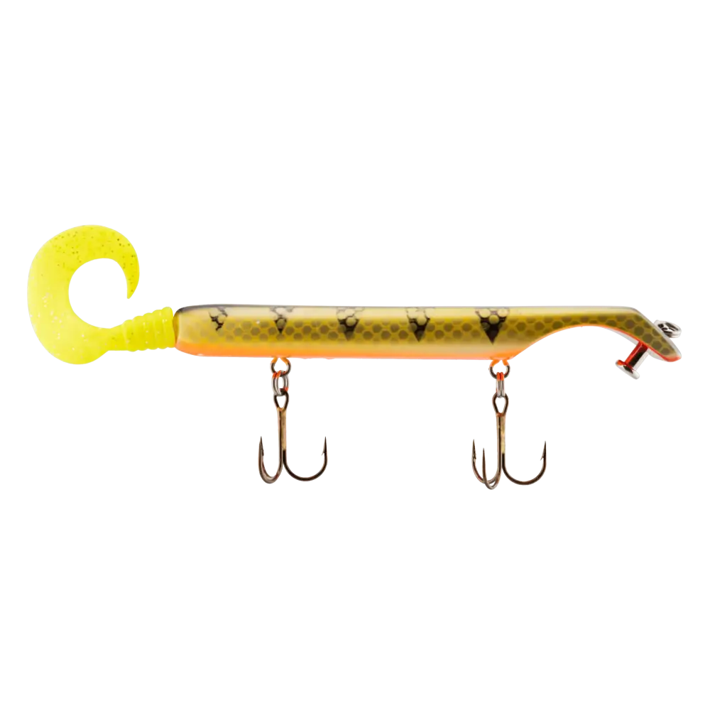 Titan Jr. 6’’ Musky & Pike Jerkbait – Dive Rise Action with EBS Sound Technology | Colors: Canadian Crush Natural Perch