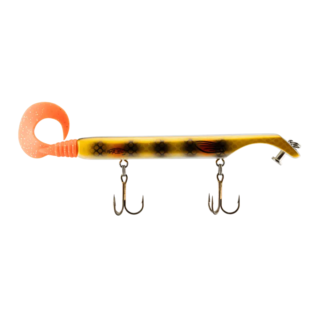 Titan Jr. 6’’ Musky & Pike Jerkbait – Dive Rise Action with EBS Sound Technology | Colors: Canadian Crush Natural Perch
