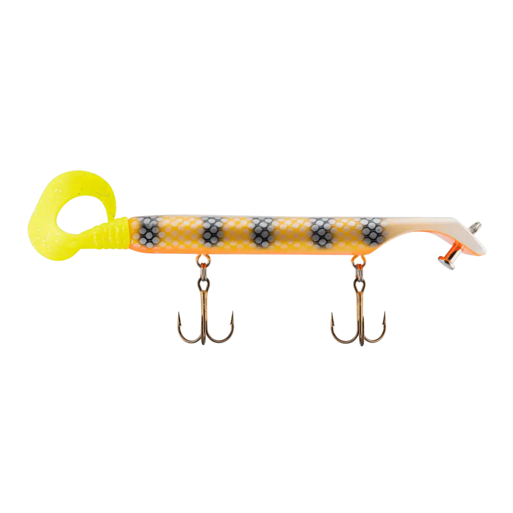 Titan Jr. 6’’ Musky & Pike Jerkbait – Dive Rise Action with EBS Sound Technology | Colors: Canadian Crush Natural Perch