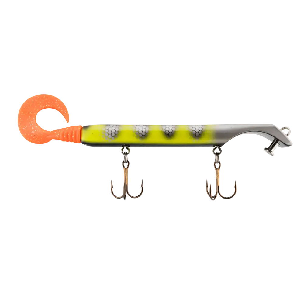 Titan Jr. 6’’ Musky & Pike Jerkbait – Dive Rise Action with EBS Sound Technology | Colors: Canadian Crush Natural Perch