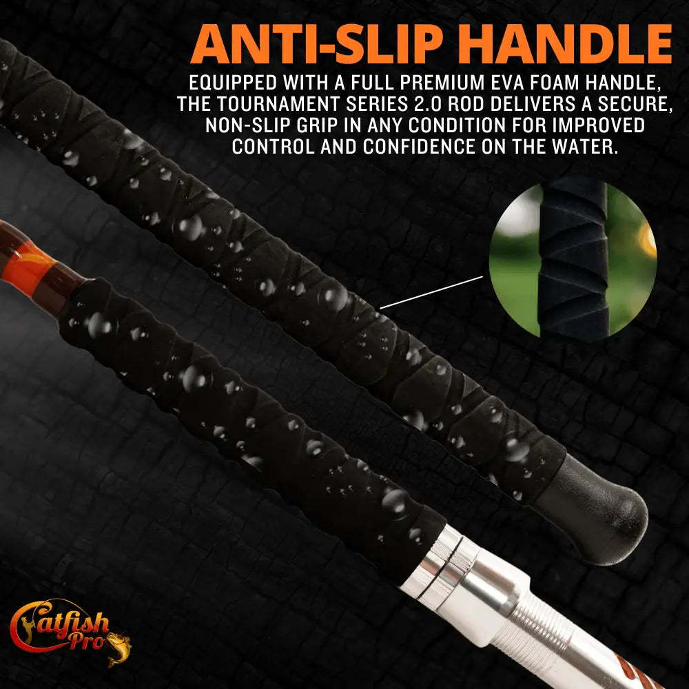 Tournament Series 2.0 Casting Glow Rod | Action: Medium Medium-Heavy Heavy - Catfish