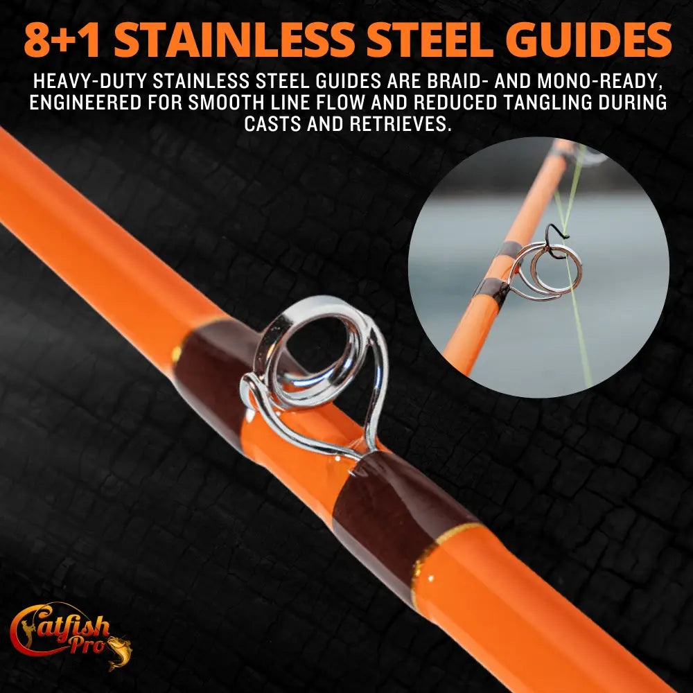 Tournament Series 2.0 Spinning Glow Rod | Action: Medium Medium-Heavy Heavy - Catfish