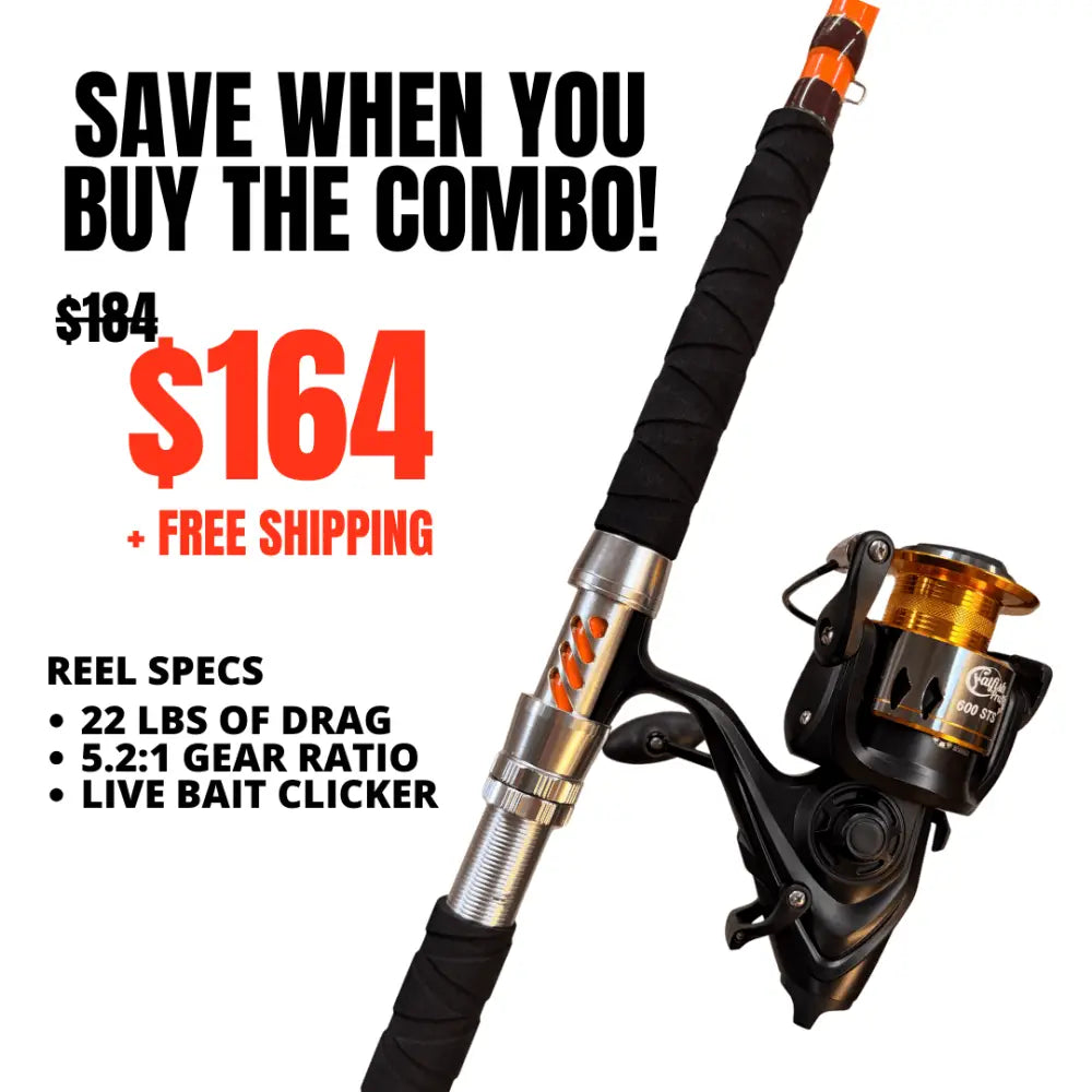 Tournament Series 2.0 Spinning Glow Rod | Action: Medium Medium-Heavy Heavy - Catfish