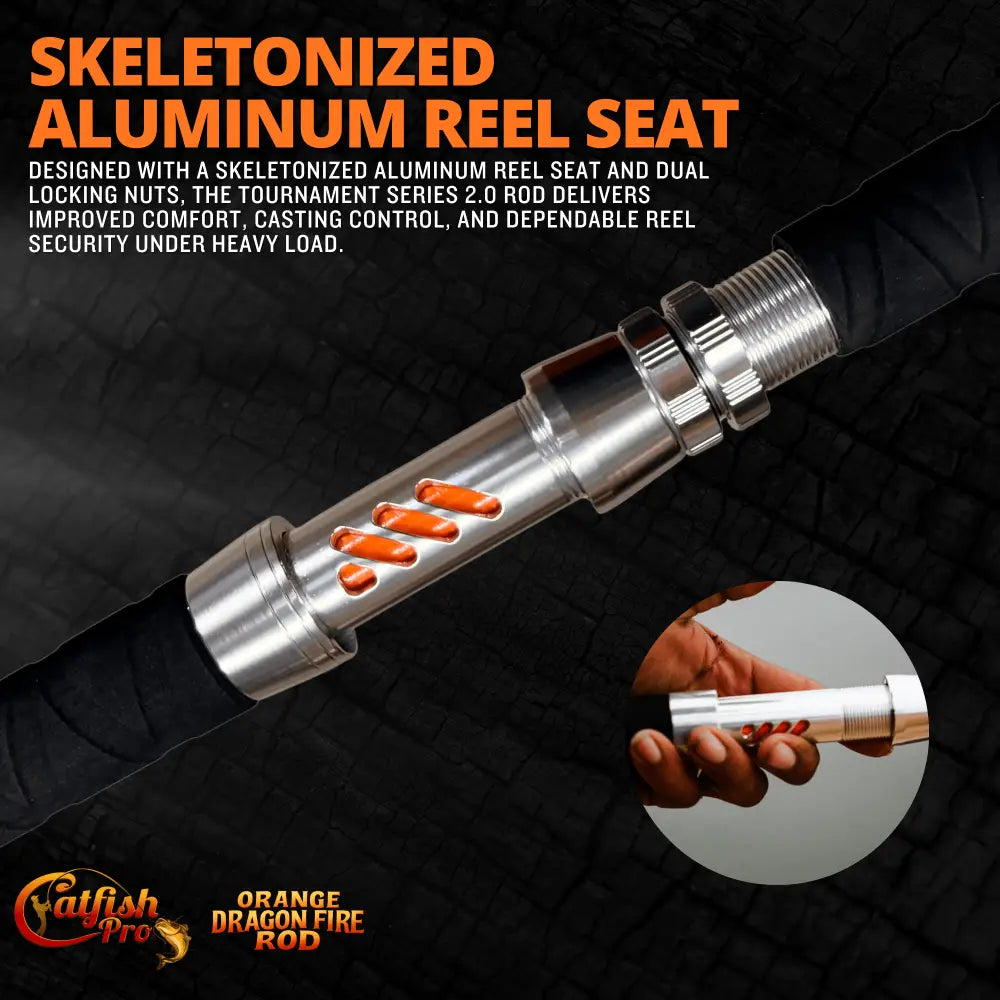 Tournament Series 2.0 Spinning Glow Rod | Action: Medium Medium-Heavy Heavy - Catfish