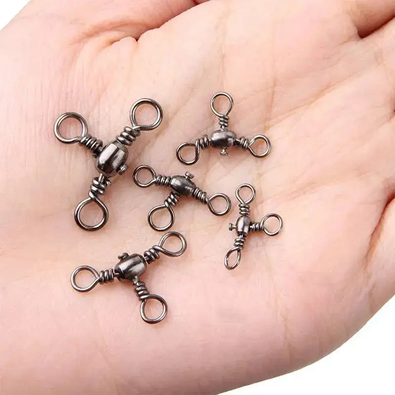 Trident T-Swivel Connectors – 50-Pack (Sizes 2–10) | Color: size 10 2 6 4 8 - Terminal Tackle