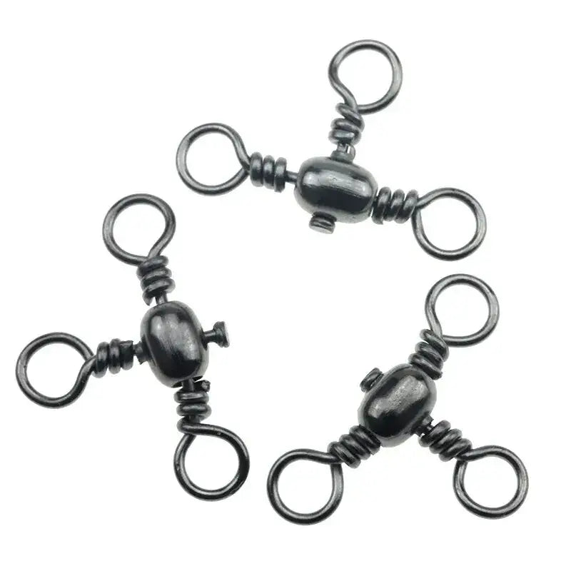 Trident T-Swivel Connectors – 50-Pack (Sizes 2–10) | Color: size 10 2 6 4 8 - Terminal Tackle