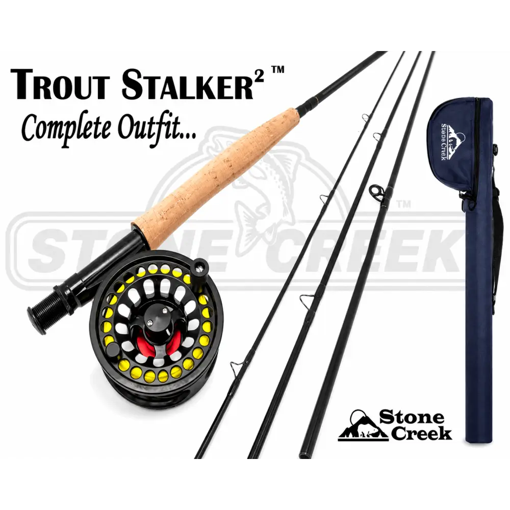 TS-2™ - Trout Stalker™ Fly Rod/Reel Outfit | Size: 8-1/2’ - 4 wt 9’ - 5 wt. - 6 | Package: Each - Fishing Rods