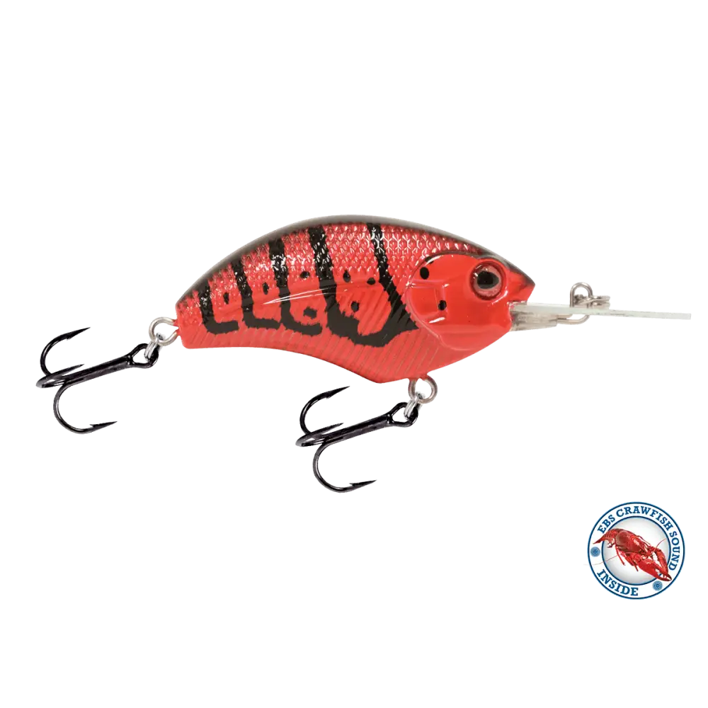 Vapor 50 Medium-Diving Crankbait for Bass – EBS Sound Technology | Color: Copperhead Chartreuse Shad Melon Splatter AYU
