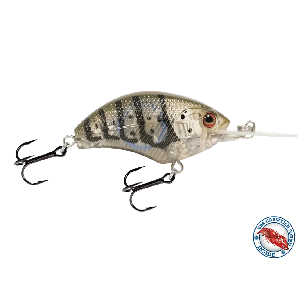 Vapor 50 Medium-Diving Crankbait for Bass – EBS Sound Technology | Color: Copperhead Chartreuse Shad Melon Splatter AYU