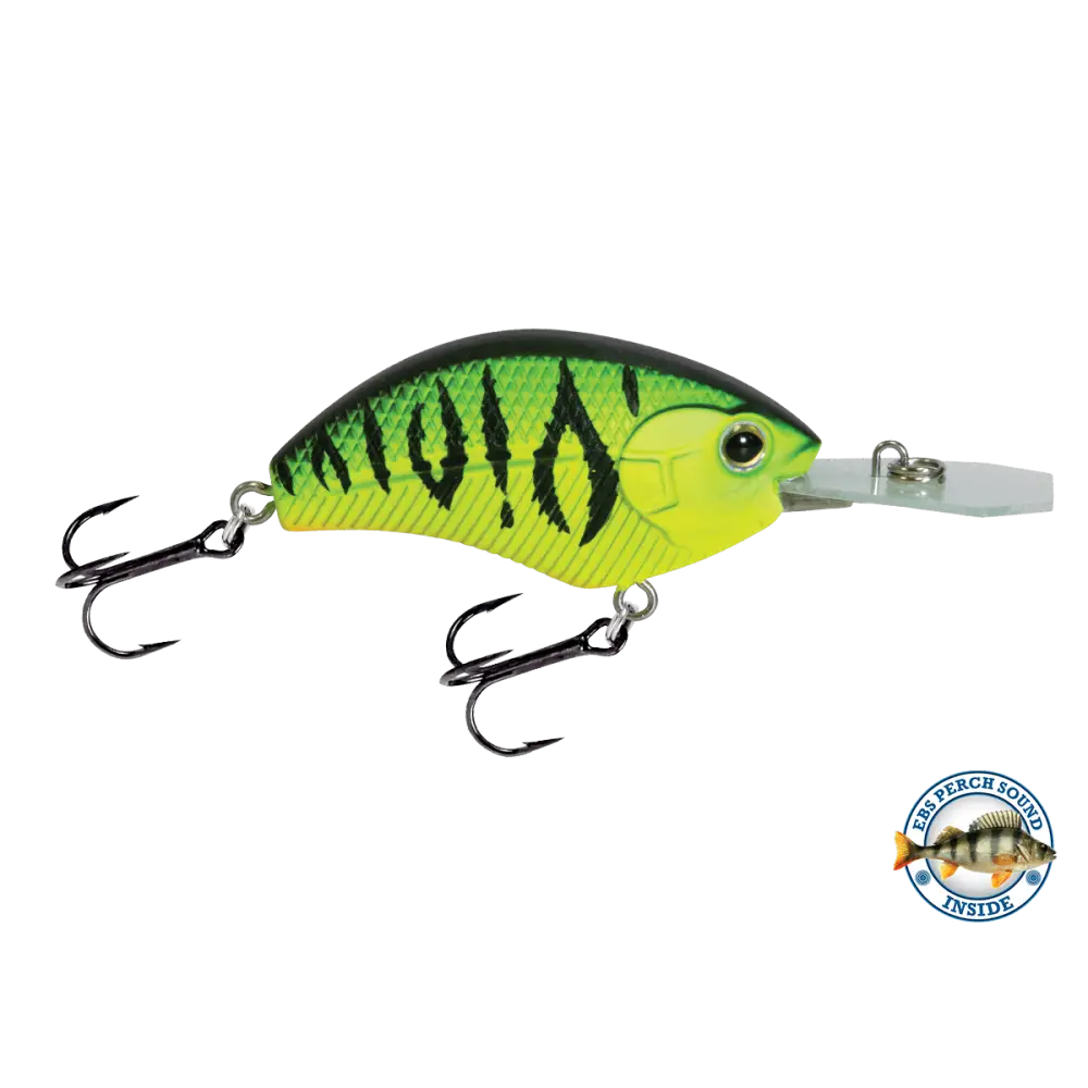Vapor 50 Medium-Diving Crankbait for Bass – EBS Sound Technology | Color: Copperhead Chartreuse Shad Melon Splatter AYU