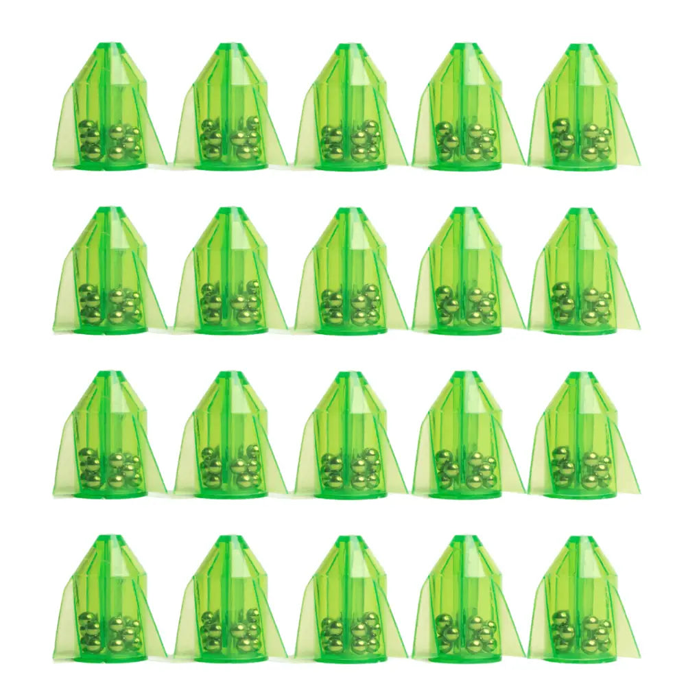 Venom Tournament Series Rocket Rattles Pack (Green) | Quantity: 10 20 - Catfish Rattlers
