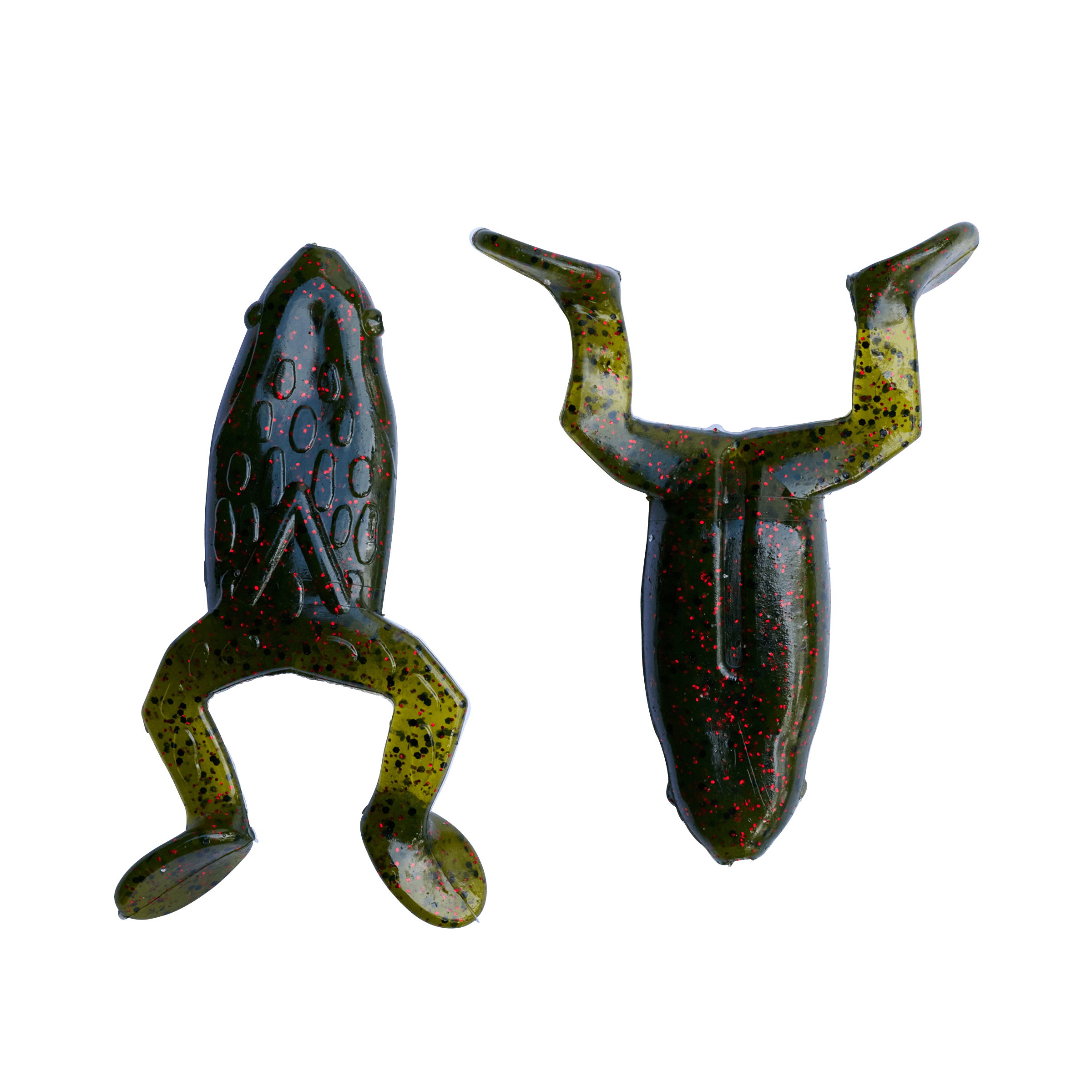 Vicious Fishing Best Toad Ever, Soft Plastic Topwater | Color: Watermelon Red Junebug Chartreuse Green Pumpkin/Pearl