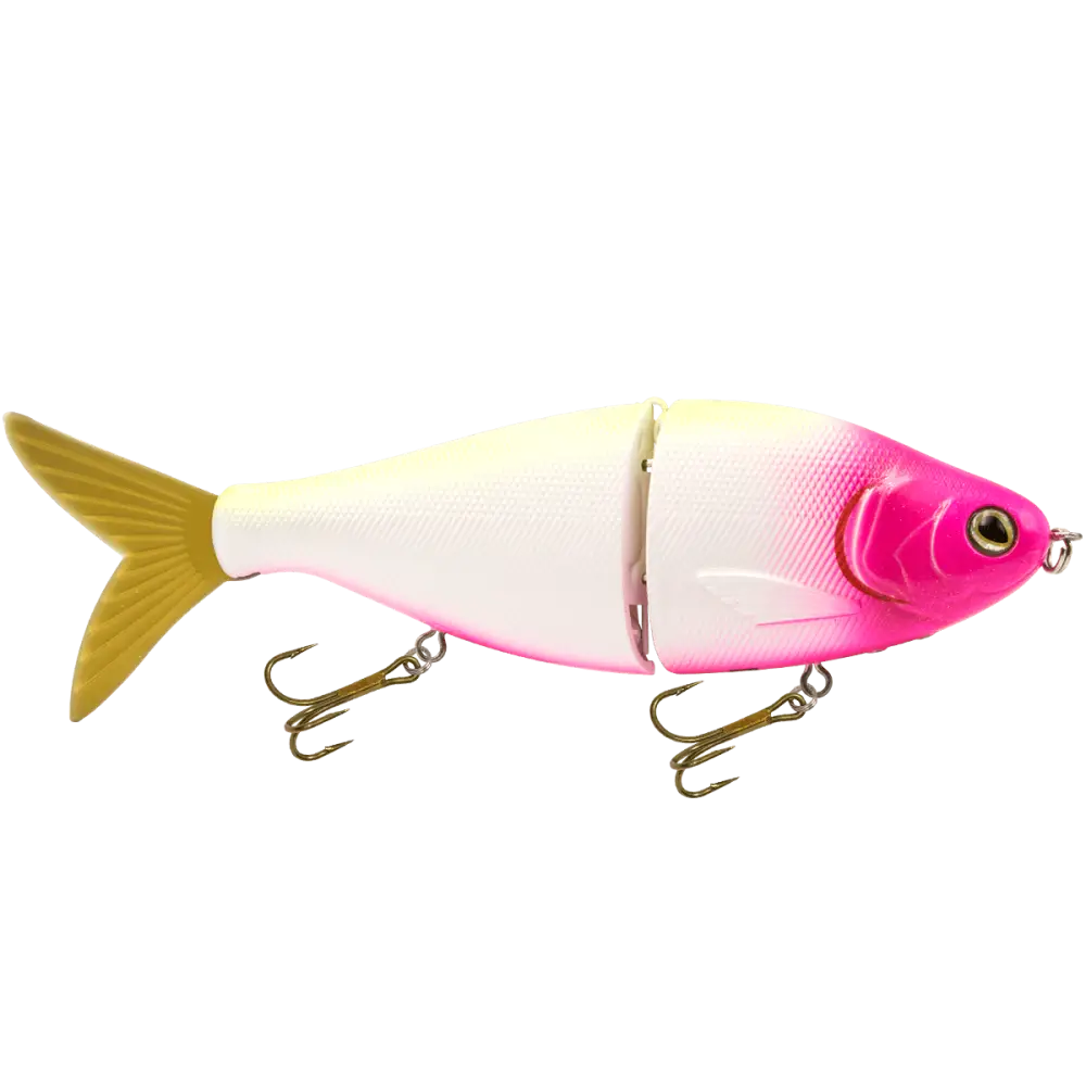 Viper 6’’ Glide Bait for Musky Pike & Bass – EBS Sound Technology | Color Sound: Pink Lemonade / Perch Bluegill