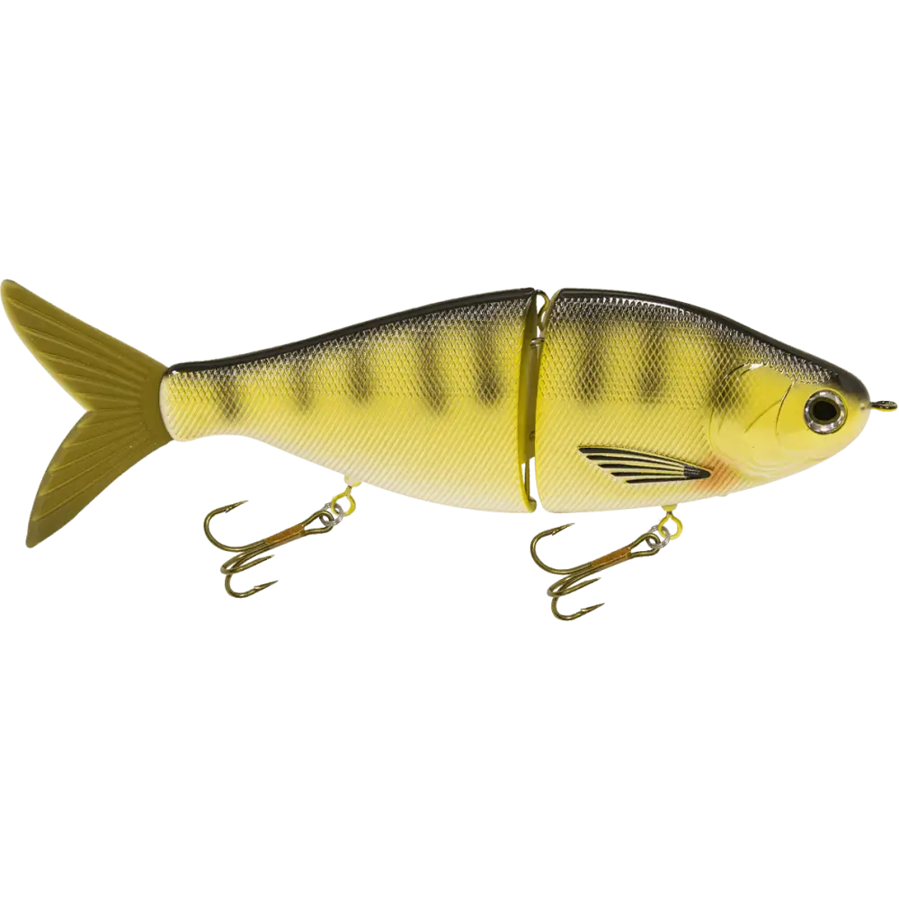 Viper 8’’ Glide Bait Swimbait for Musky & Pike – EBS Sound Technology | Color Sound: Carp/Suckerfish / Perch Black