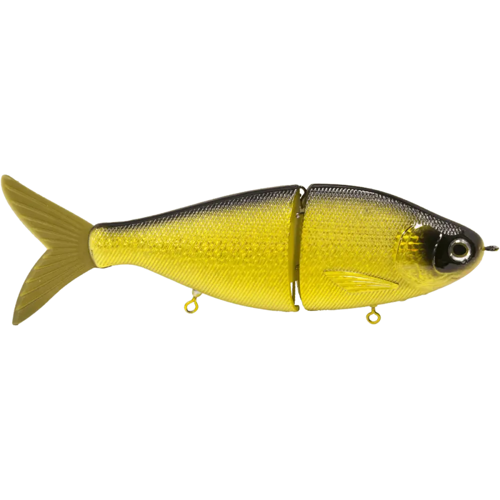 Viper 8’’ Glide Bait Swimbait for Musky & Pike – EBS Sound Technology | Color Sound: Carp/Suckerfish / Perch Black