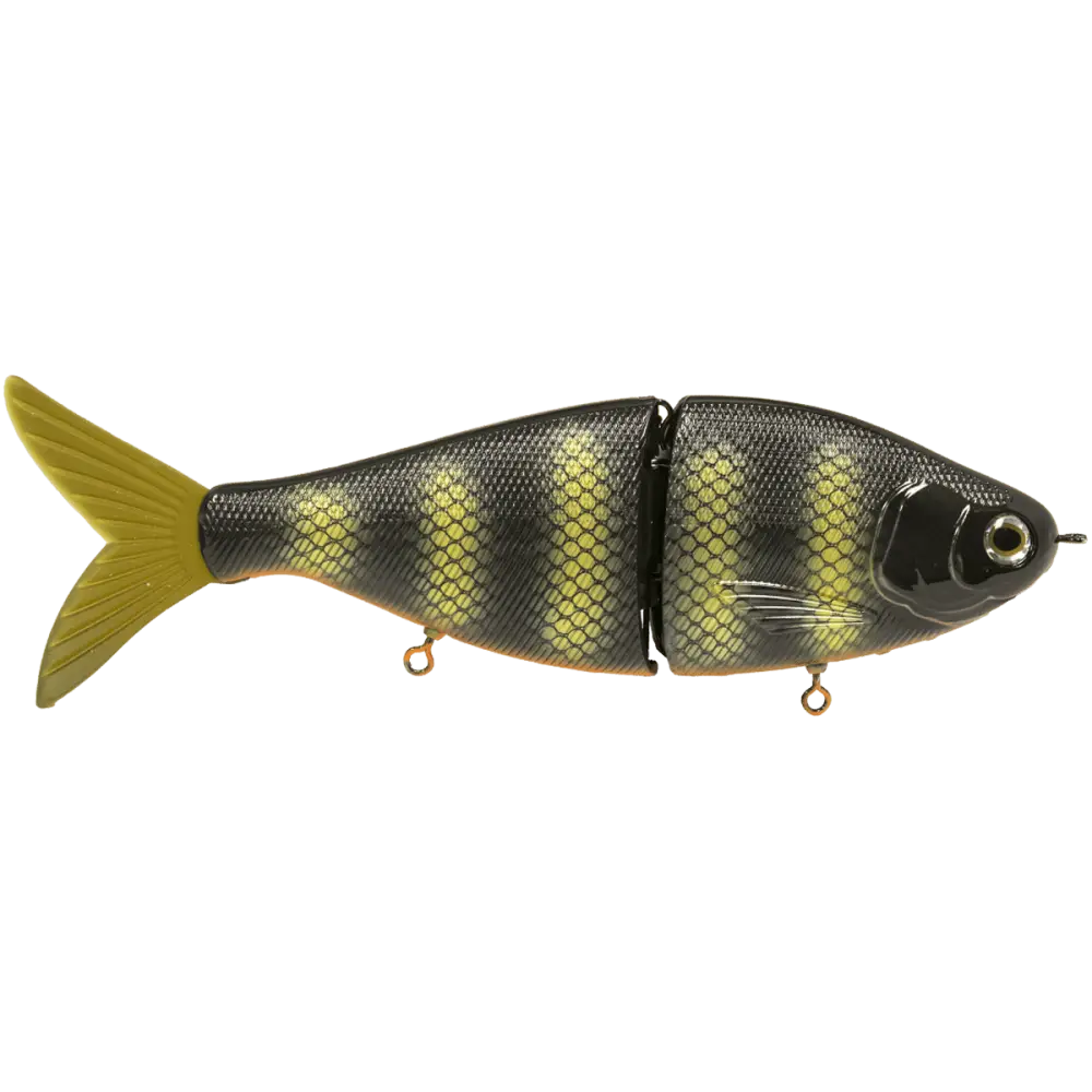 Viper 8’’ Glide Bait Swimbait for Musky & Pike – EBS Sound Technology | Color Sound: Carp/Suckerfish / Perch Black