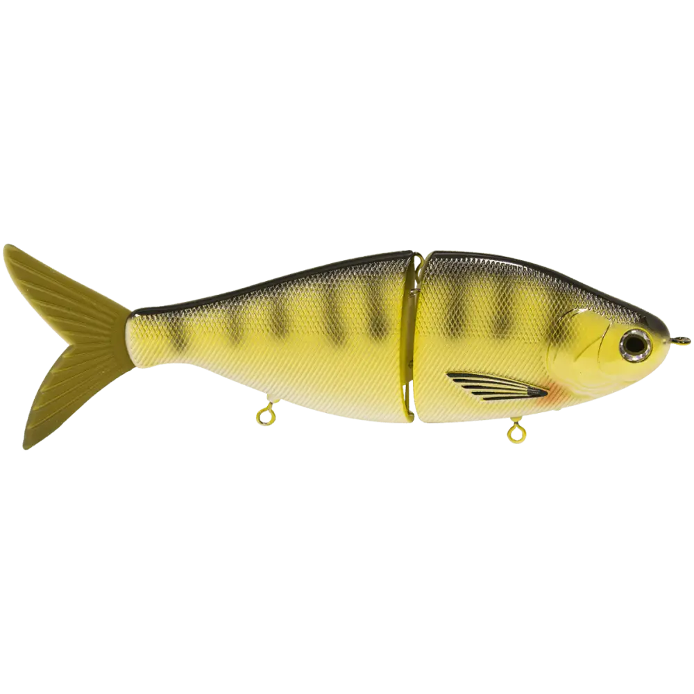 Viper 8’’ Glide Bait Swimbait for Musky & Pike – EBS Sound Technology | Color Sound: Carp/Suckerfish / Perch Black