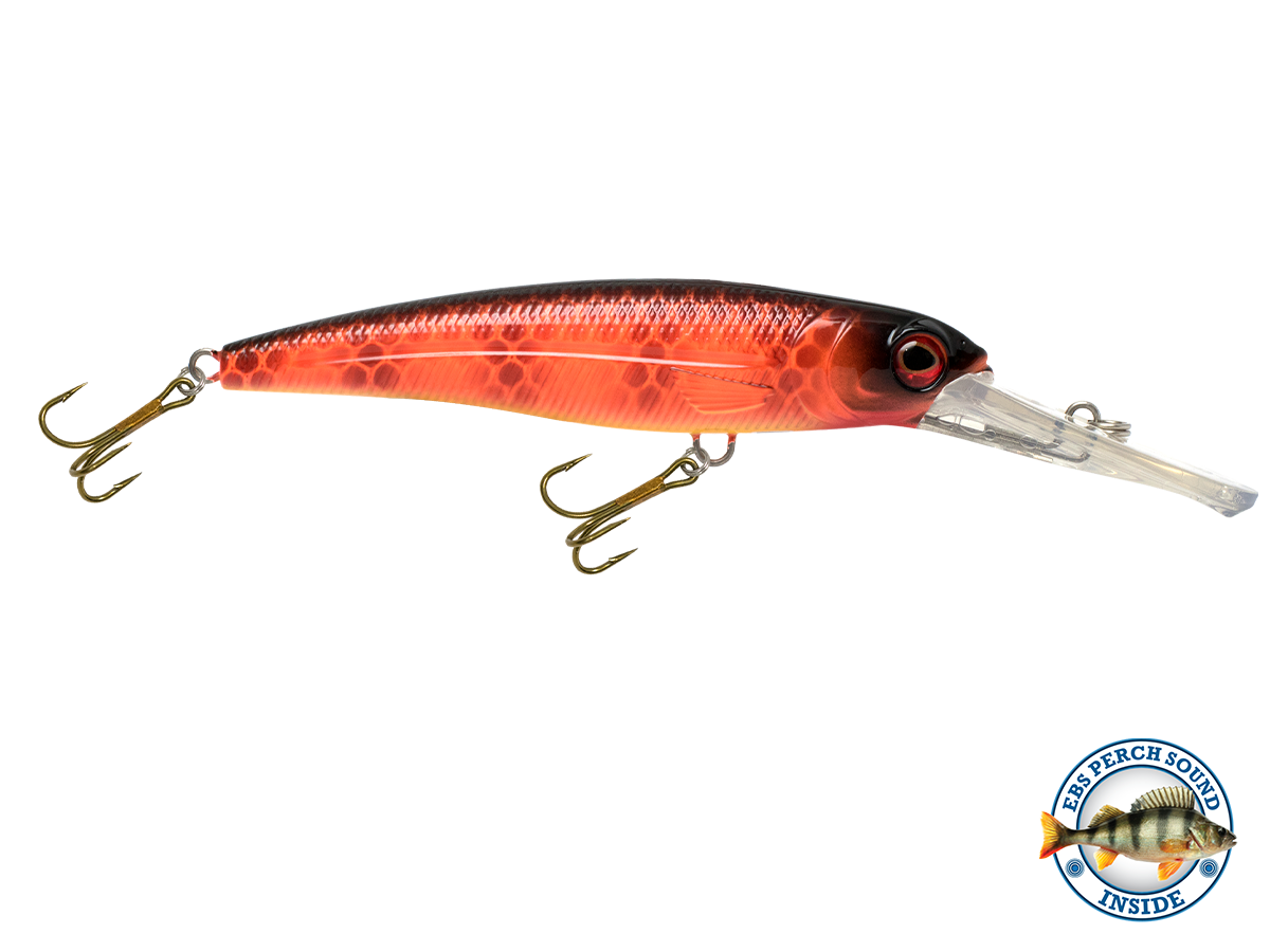 Voyager 15 Deep-Diving Trolling Crankbait – EBS Sound Technology | Color & Sound: Carp/Suckerfish / Perch Whitefish