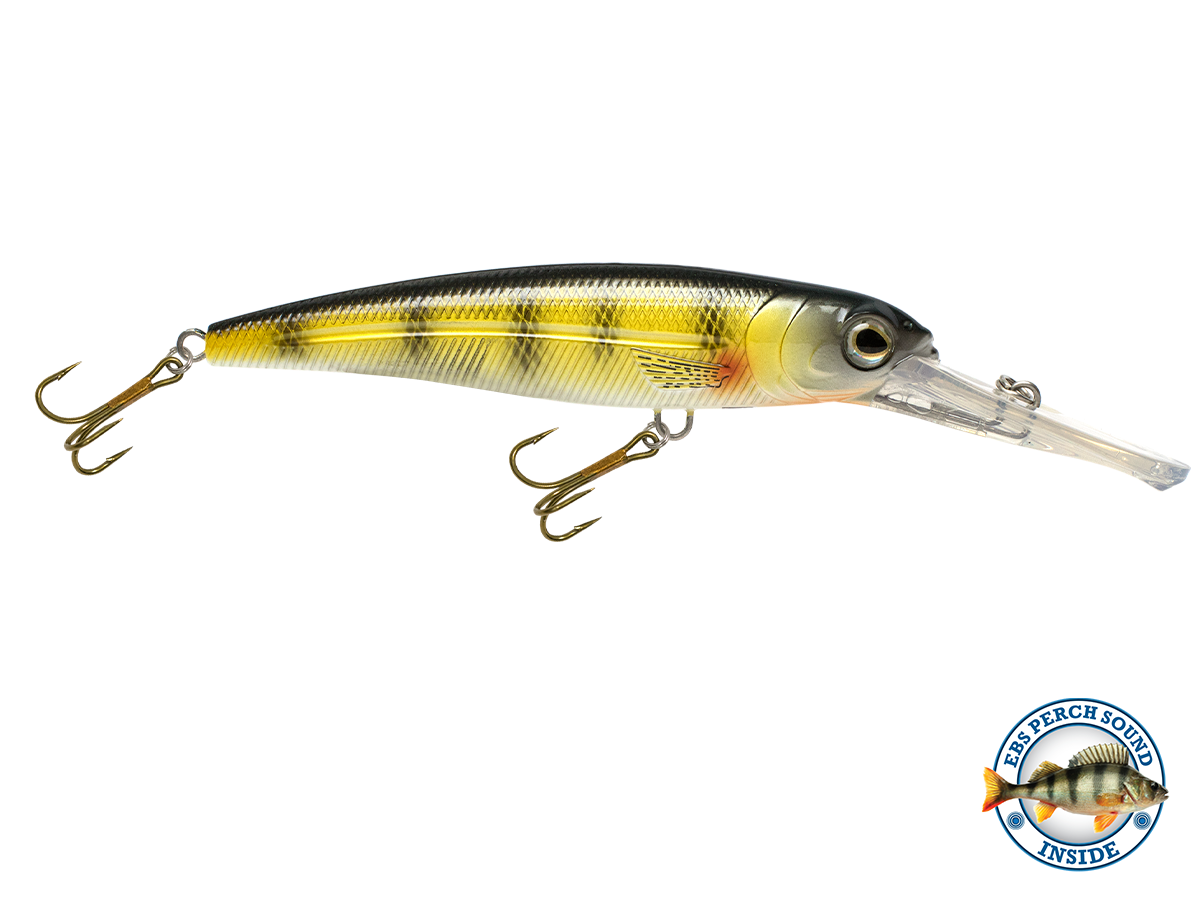 Voyager 15 Deep-Diving Trolling Crankbait – EBS Sound Technology | Color & Sound: Carp/Suckerfish / Perch Whitefish