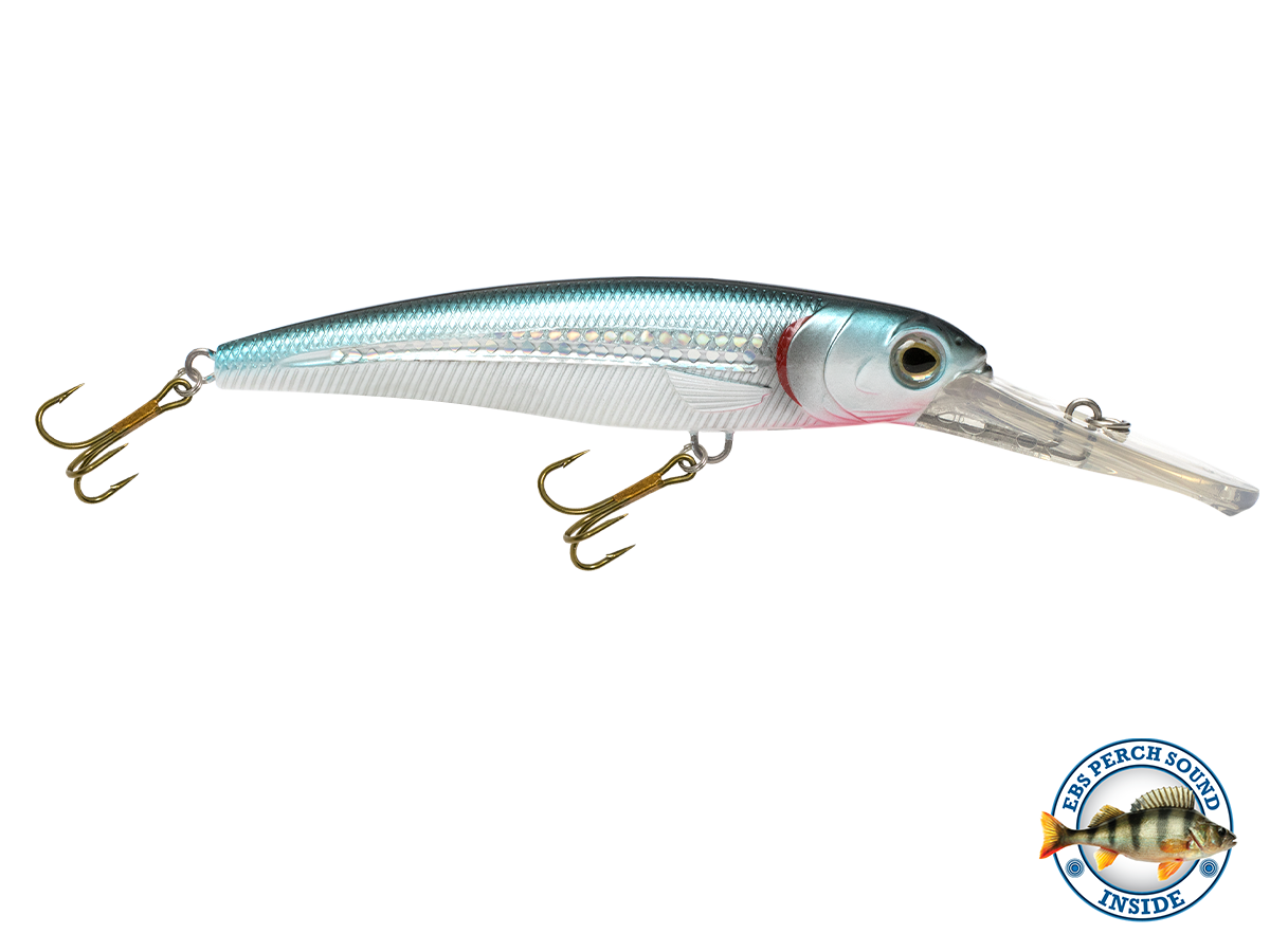 Voyager 15 Deep-Diving Trolling Crankbait – EBS Sound Technology | Color & Sound: Carp/Suckerfish / Perch Whitefish