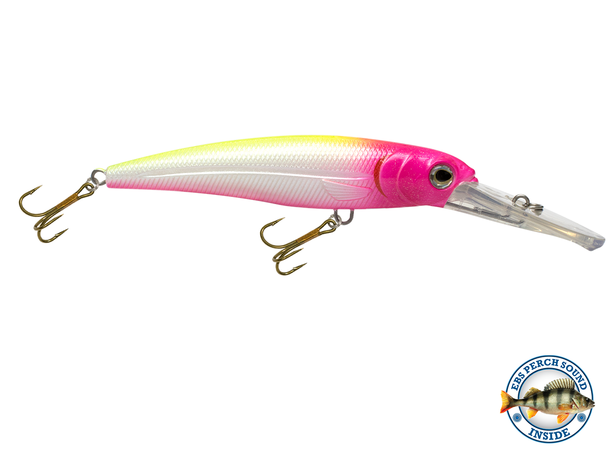 Voyager 15 Deep-Diving Trolling Crankbait – EBS Sound Technology | Color & Sound: Carp/Suckerfish / Perch Whitefish