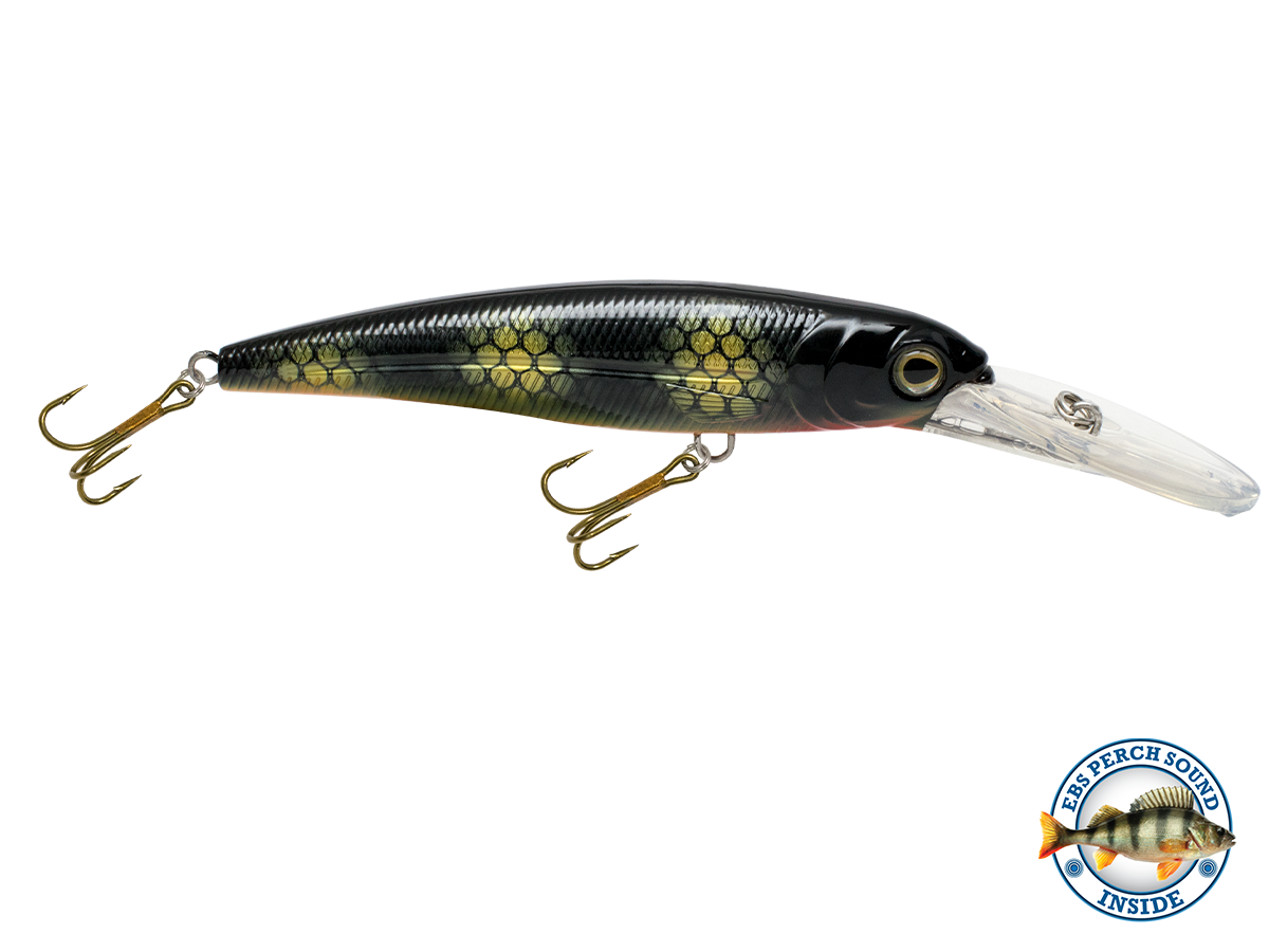 Voyager 15 Deep-Diving Trolling Crankbait – EBS Sound Technology | Color & Sound: Carp/Suckerfish / Perch Whitefish