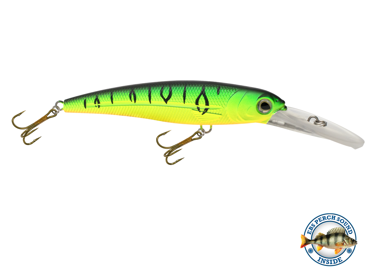 Voyager 15 Deep-Diving Trolling Crankbait – EBS Sound Technology | Color & Sound: Carp/Suckerfish / Perch Whitefish