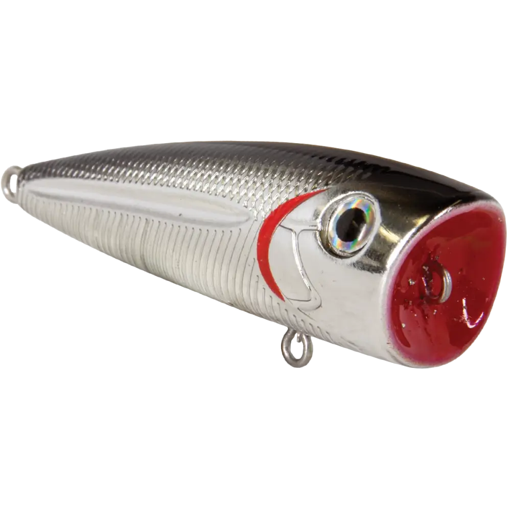 Walk N Pop 67 Topwater Popper – EBS Sound Technology | Color: Baby Bass Beauty Shad Black Back Chrome Tennessee