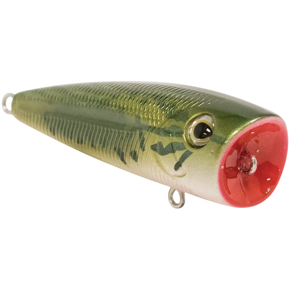Walk N Pop 67 Topwater Popper – EBS Sound Technology | Color: Baby Bass Beauty Shad Black Back Chrome Tennessee