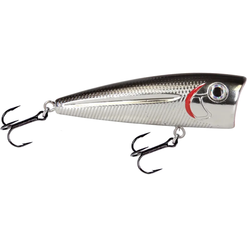 Walk N Pop 67 Topwater Popper – EBS Sound Technology | Color: Baby Bass Beauty Shad Black Back Chrome Tennessee