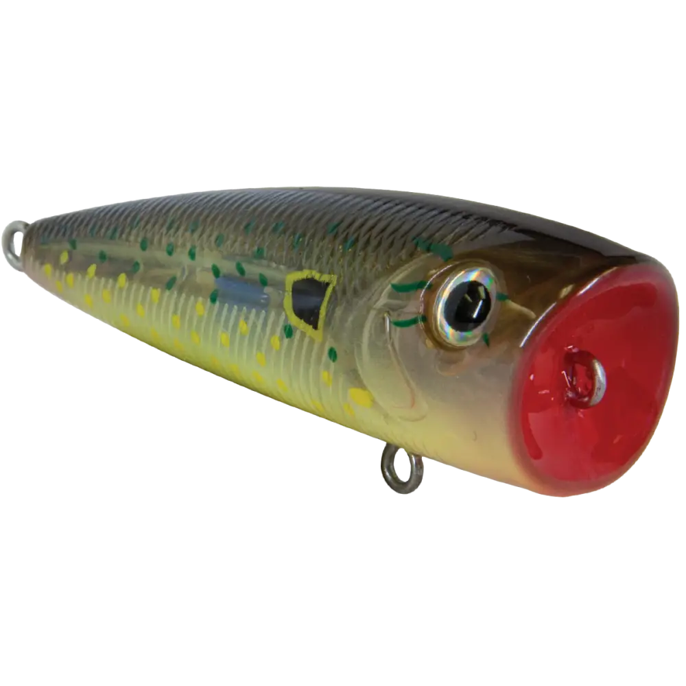 Walk N Pop 67 Topwater Popper – EBS Sound Technology | Color: Baby Bass Beauty Shad Black Back Chrome Tennessee