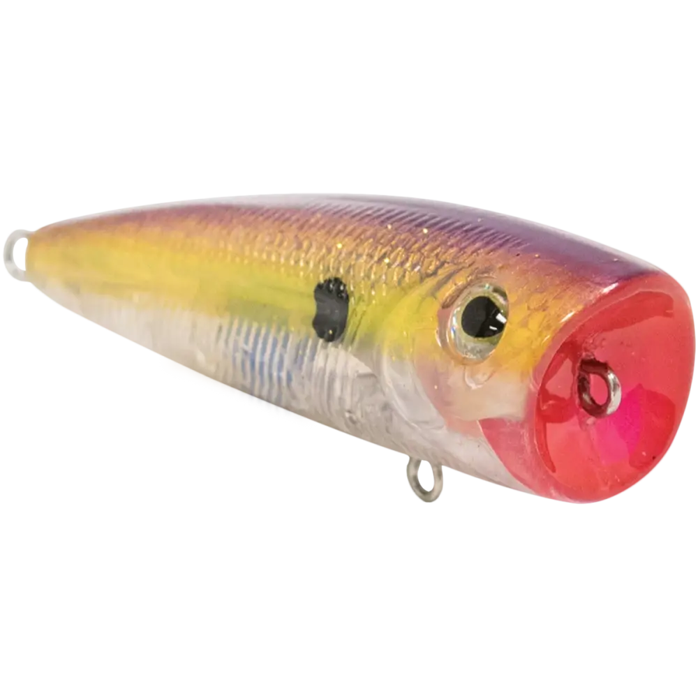 Walk N Pop 67 Topwater Popper – EBS Sound Technology | Color: Baby Bass Beauty Shad Black Back Chrome Tennessee
