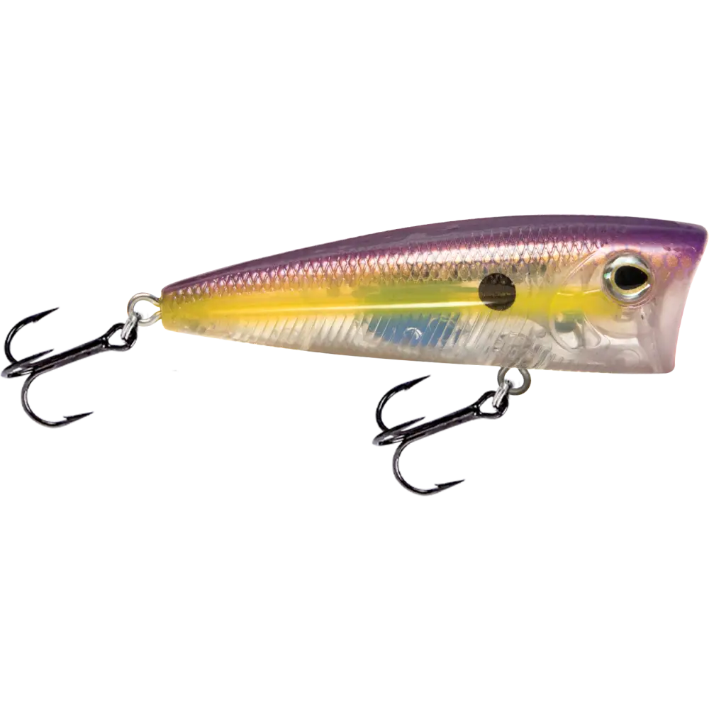 Walk N Pop 67 Topwater Popper – EBS Sound Technology | Color: Baby Bass Beauty Shad Black Back Chrome Tennessee